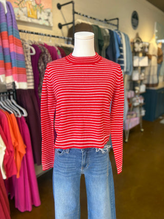 Striped Crewneck Sweater