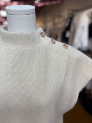 Fluffy Mock Neck Top