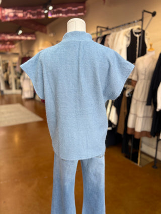 Fluffy Mock Neck Top