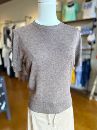 Double Collar Sweater Top