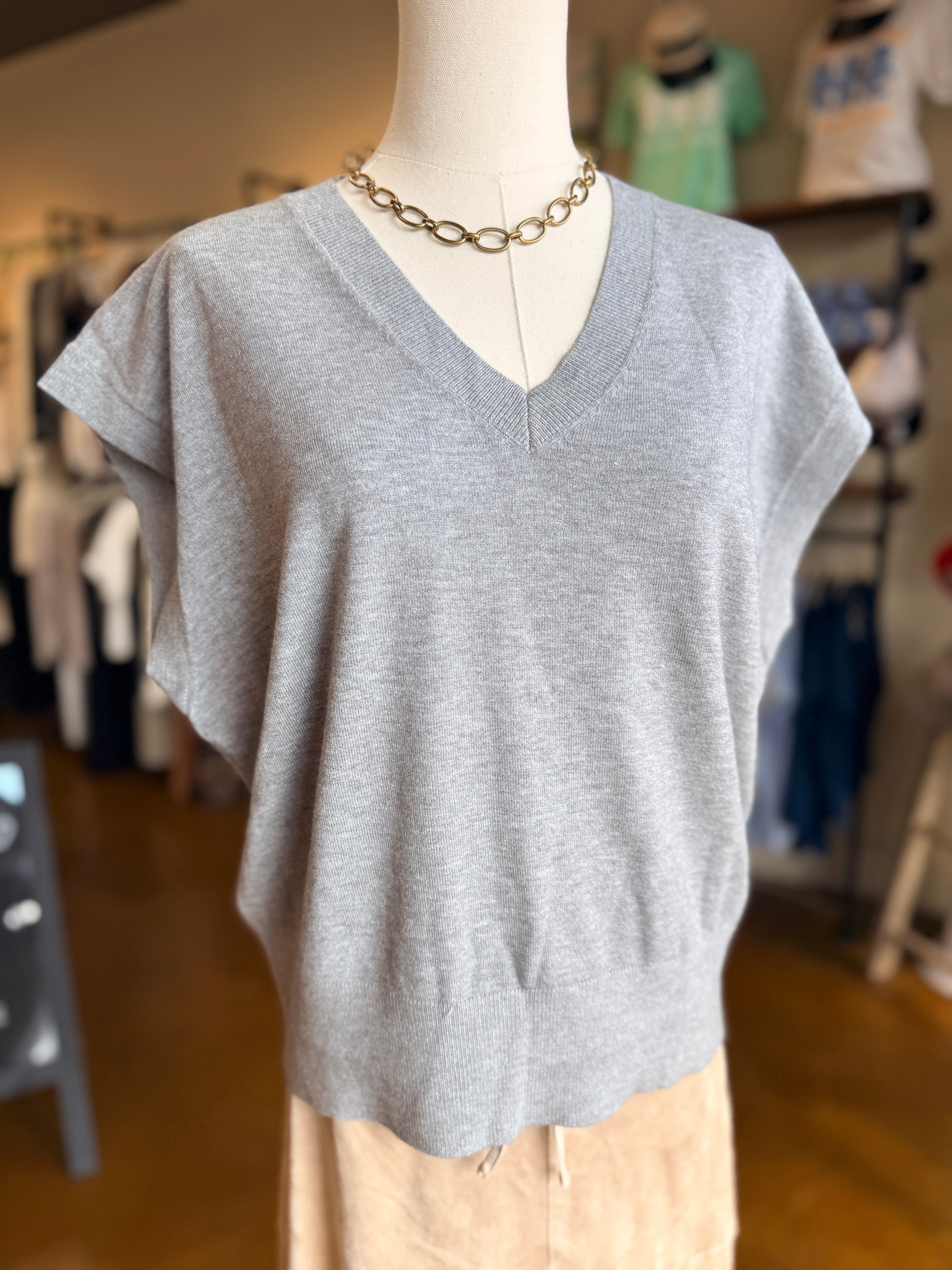 Cashmere Blend Sweater Vest