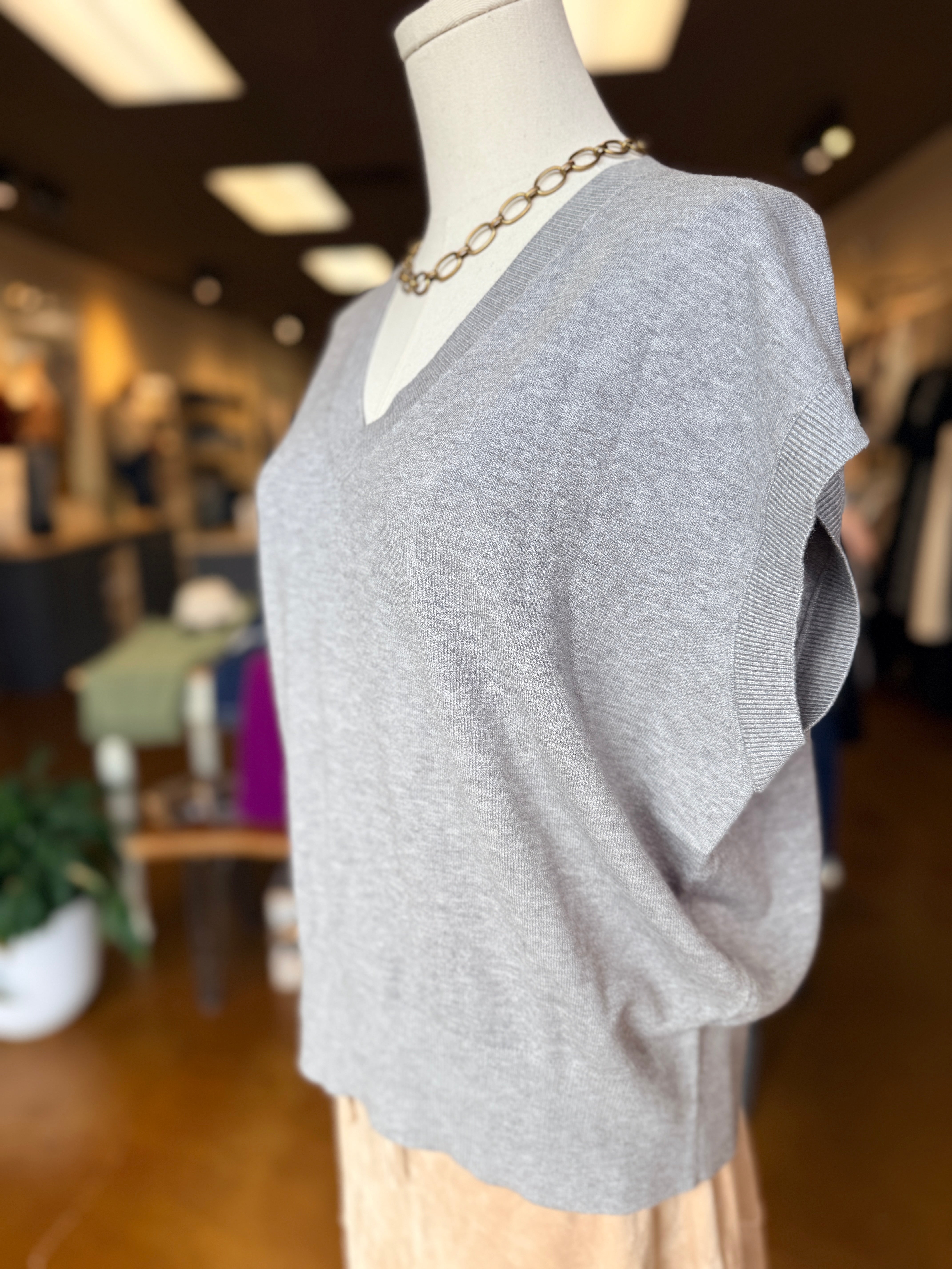 Cashmere Blend Sweater Vest