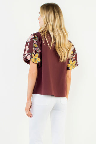 Isabelle Embroidered Floral Top