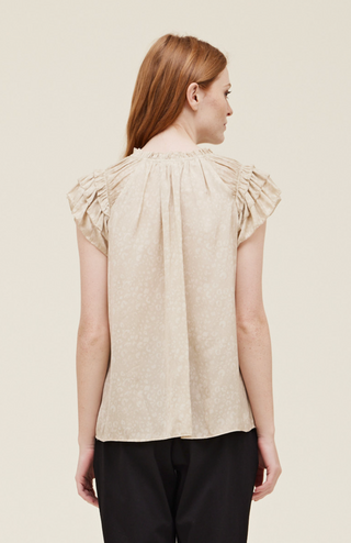 Iris Ruffle Sleeve Blouse