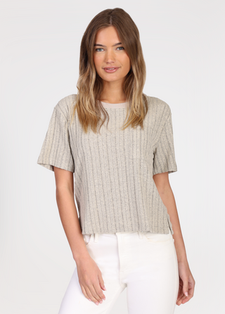 Lola Ribbed Pocket Blouse