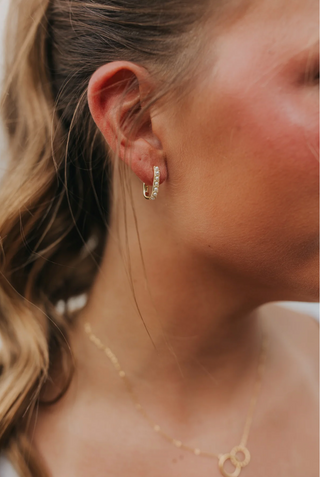 Charleston Huggie Earings