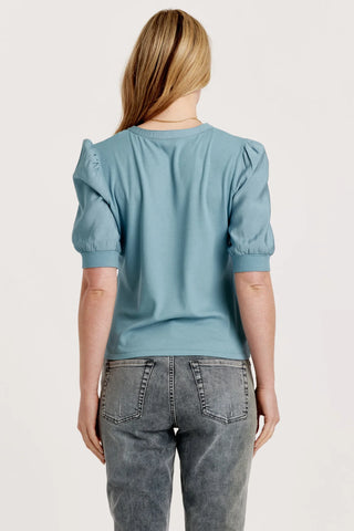 Tanner Puff Sleeve Henley Top