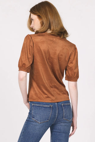 Kalia Suede Top