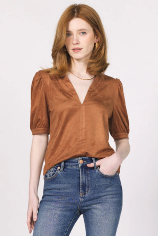 Kalia Suede Top