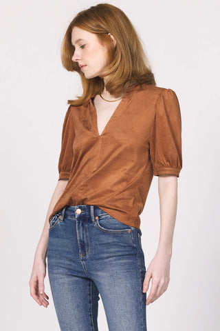 Kalia Suede Top