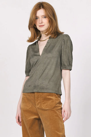 Kalia Suede Top