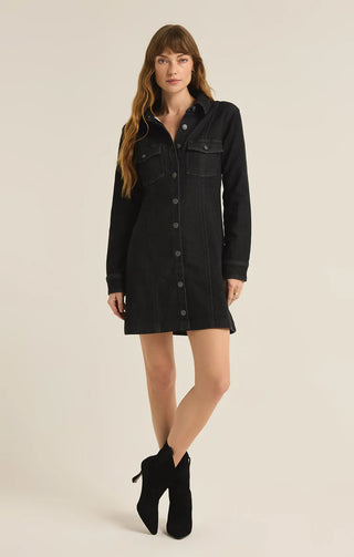 Candice Knit Denim Dress