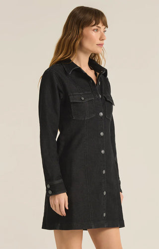 Candice Knit Denim Dress