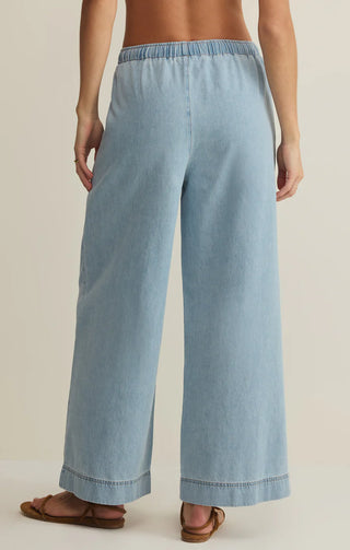 Daycation Twill Wide Leg Utility Pant