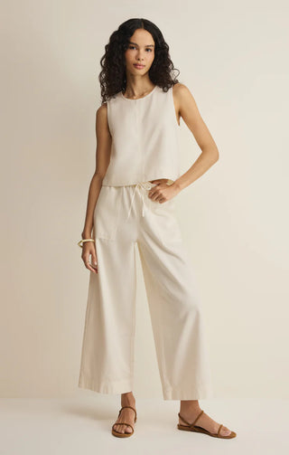 Daycation Twill Wide Leg Utility Pant