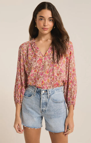 Carine Lima Floral Blouse