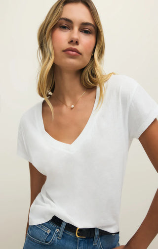 Modern V-Neck Short Sleeve Tee