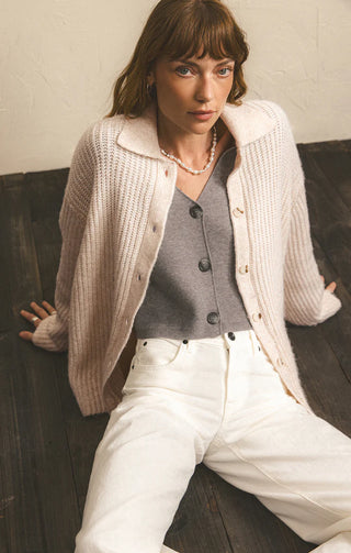 Lennie Button Up Sweater