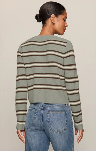 Medina Cozy Stripe Cardigan