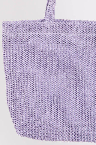 Crochet Straw Tote Bag