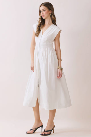 Connie Cap Sleeve Midi Dress