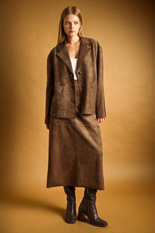 Stella Suede Skirt