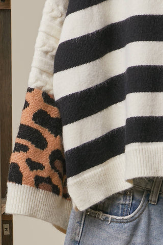 Brandi Mix Media Cardigan