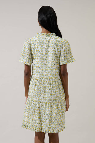 Trinny Floral Kara Shift Mini Dress