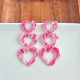 Valentina Earrings - Pink Punch