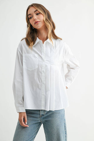 Josh Top with Pleating