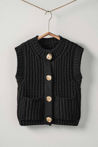 Chunky Knit Sweater Vest