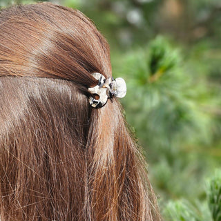 Claire Hair Claw Trio - Ivory & Slate