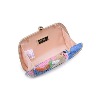 Weston Straw Clutch Bag