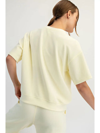 Modal Scuba Basic Short Sleeve Top