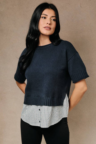 Double Take Sweater Top
