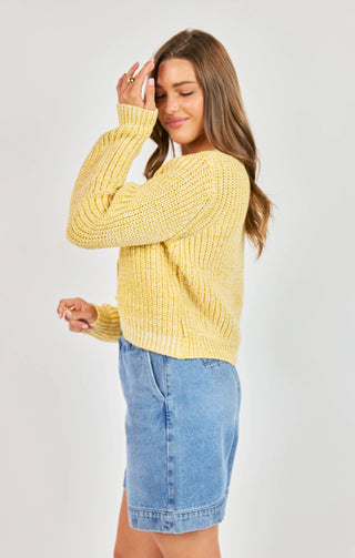 Sunroof Tulip Hem Cardigan