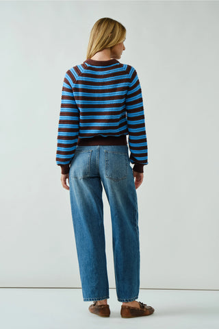 Half-Button Polo Sweater