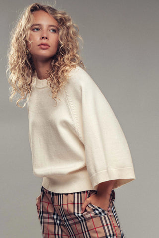 Batwing Sleeve Sweater Top