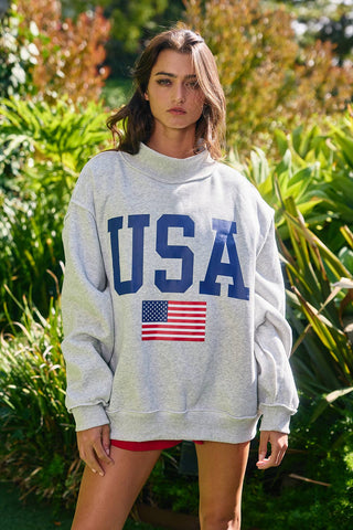 USA Reversible USA/America Graphic Sweatshirt