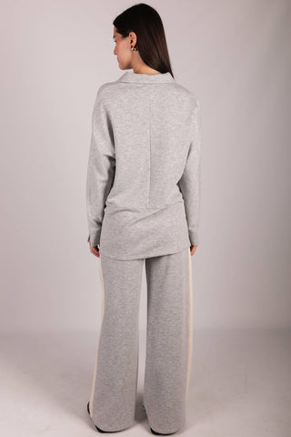 Butter Modal Collared Long Sleeve Top