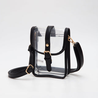 Game Day Clear Buckle Strap Mini Crossbody Bag