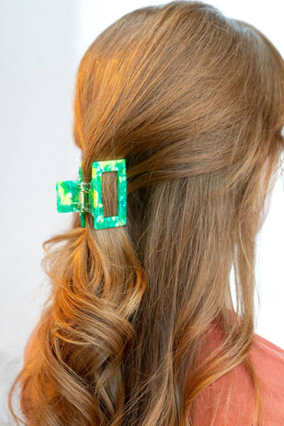 Carly Hair Claw - Green