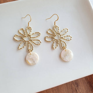 Maisy Earrings - Cream