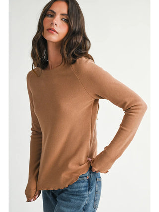 Tina Thermal Knit Top