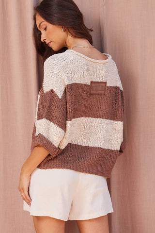 Rugby Stripe Knit Sweater