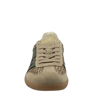 Cloud W26 in Pois Gold Forest Sneakers