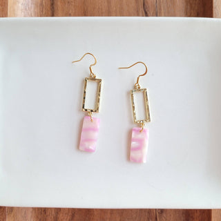 Raya Earrings - Pink