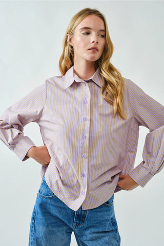 Washed Button Up Shirt