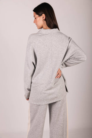 Butter Modal Collared Long Sleeve Top