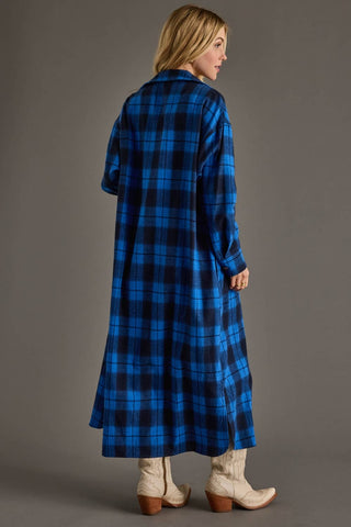 Plaid Long Shacket